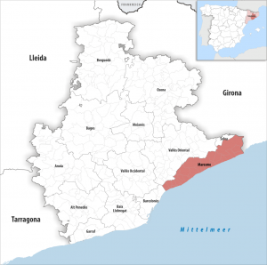 Map of Catalunya